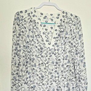 Floral Long-sleeve Gap Blouse